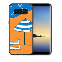 Thumbnail for Θήκη Samsung Note 8 Summering από τη Smartfits με σχέδιο στο πίσω μέρος και μαύρο περίβλημα | Samsung Note 8 Summering case with colorful back and black bezels