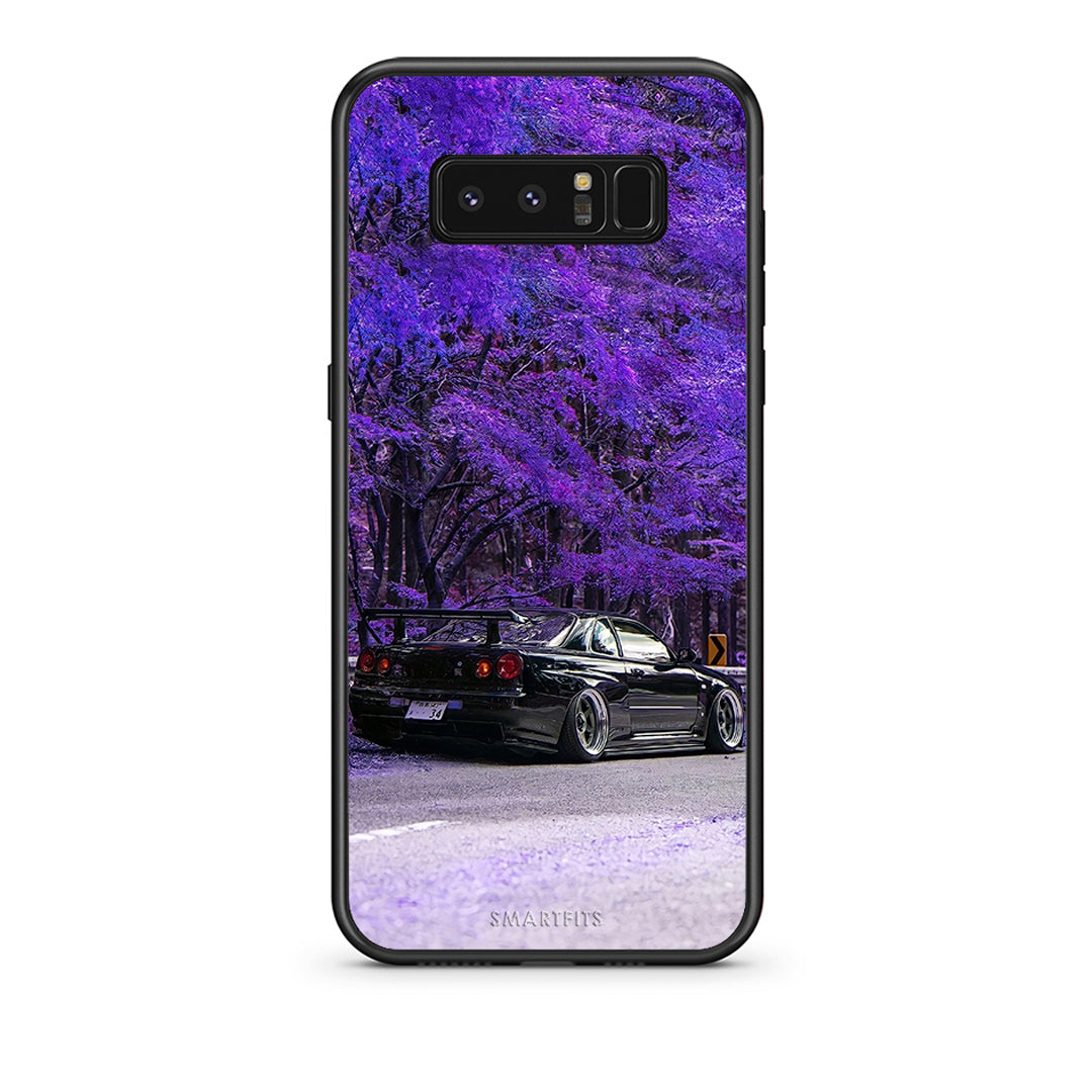 samsung note 8 Super Car Θήκη Αγίου Βαλεντίνου από τη Smartfits με σχέδιο στο πίσω μέρος και μαύρο περίβλημα | Smartphone case with colorful back and black bezels by Smartfits