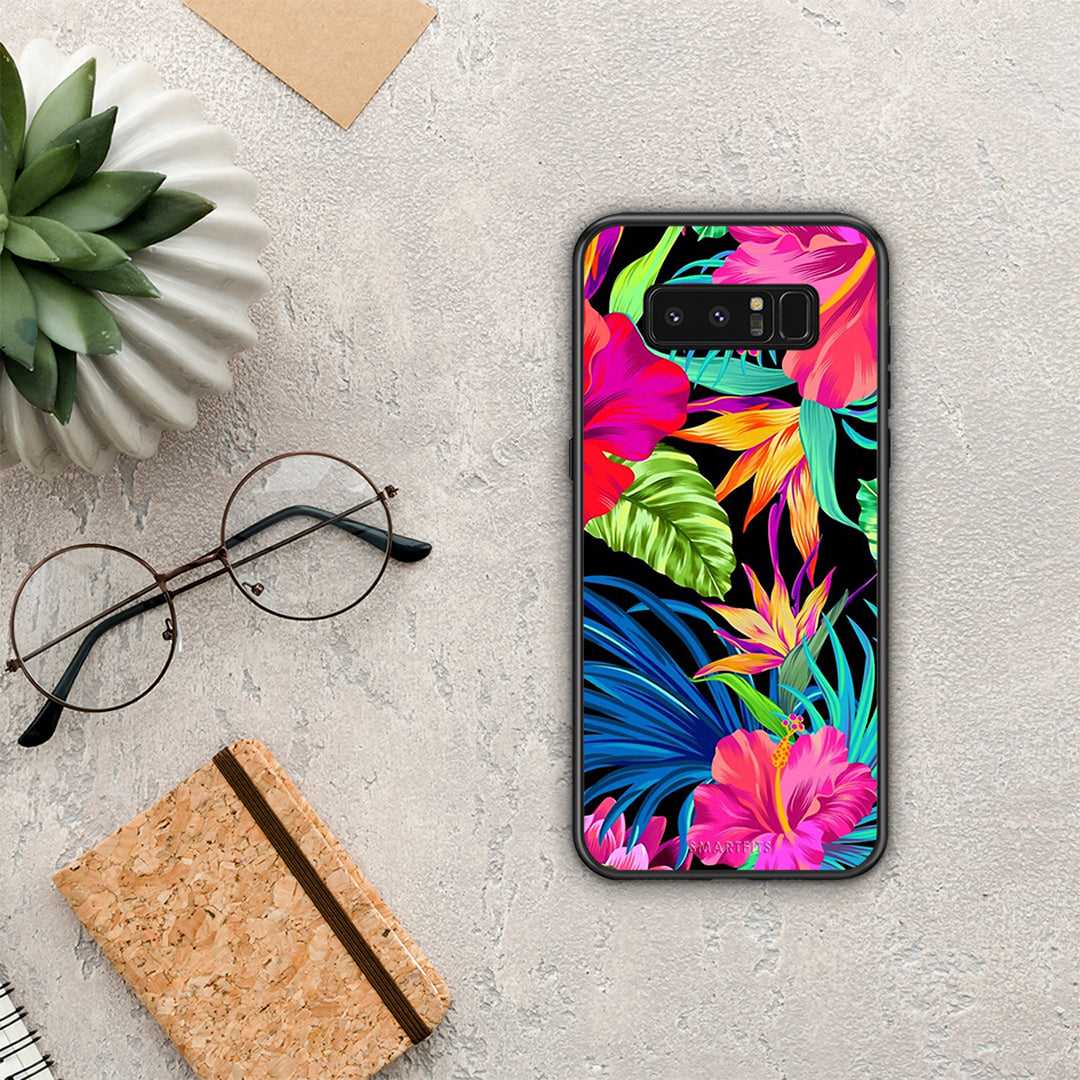 Tropical Flowers - Samsung Galaxy Note 8 case