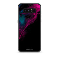 Thumbnail for 4 - samsung note 8 Pink Black Watercolor case, cover, bumper