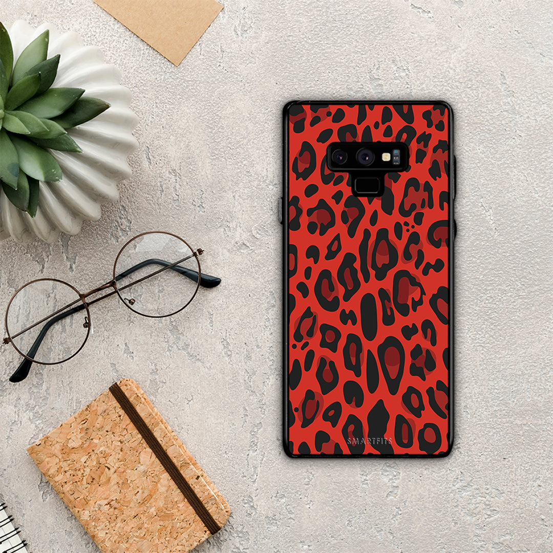 Animal Red Leopard - Samsung Galaxy Note 9 case