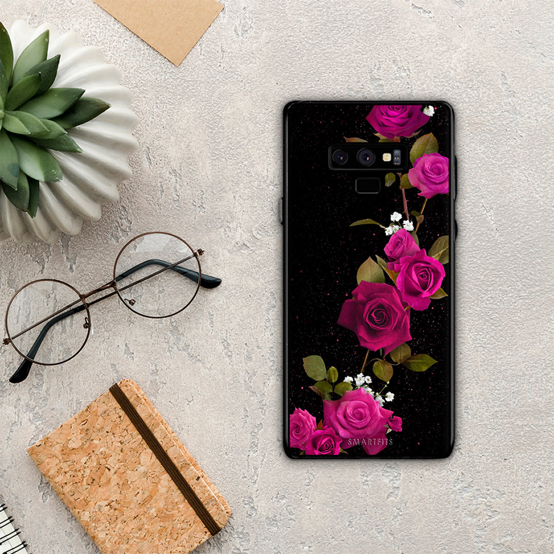 Flower Red Roses - Samsung Galaxy Note 9 case