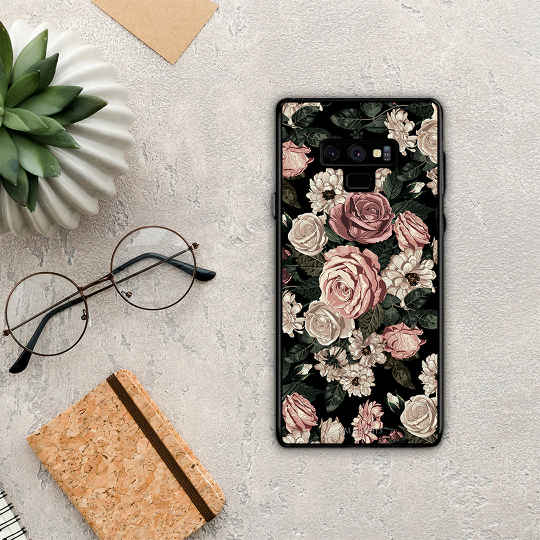 Flower Wild Roses - Samsung Galaxy Note 9 case