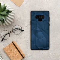 Thumbnail for Geometric Blue Abstract - Samsung Galaxy Note 9 case