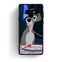 Thumbnail for samsung note 9 Lady And Tramp 1 Θήκη Αγίου Βαλεντίνου από τη Smartfits με σχέδιο στο πίσω μέρος και μαύρο περίβλημα | Smartphone case with colorful back and black bezels by Smartfits