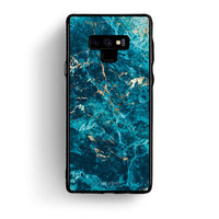 Thumbnail for samsung note 9 Marble Blue θήκη από τη Smartfits με σχέδιο στο πίσω μέρος και μαύρο περίβλημα | Smartphone case with colorful back and black bezels by Smartfits