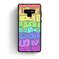 Thumbnail for samsung note 9 Melting Rainbow θήκη από τη Smartfits με σχέδιο στο πίσω μέρος και μαύρο περίβλημα | Smartphone case with colorful back and black bezels by Smartfits