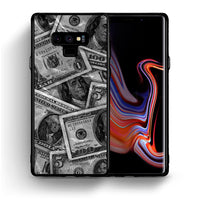 Thumbnail for Θήκη Samsung Note 9 Money Dollars από τη Smartfits με σχέδιο στο πίσω μέρος και μαύρο περίβλημα | Samsung Note 9 Money Dollars case with colorful back and black bezels