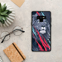 Thumbnail for PopArt Lion Designer - Samsung Galaxy Note 9 Case