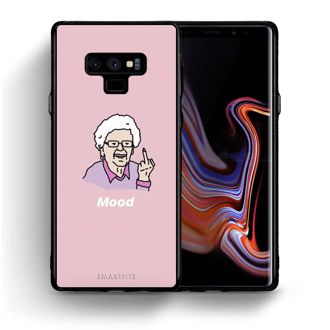 Θήκη Samsung Note 9 Mood PopArt από τη Smartfits με σχέδιο στο πίσω μέρος και μαύρο περίβλημα | Samsung Note 9 Mood PopArt case with colorful back and black bezels