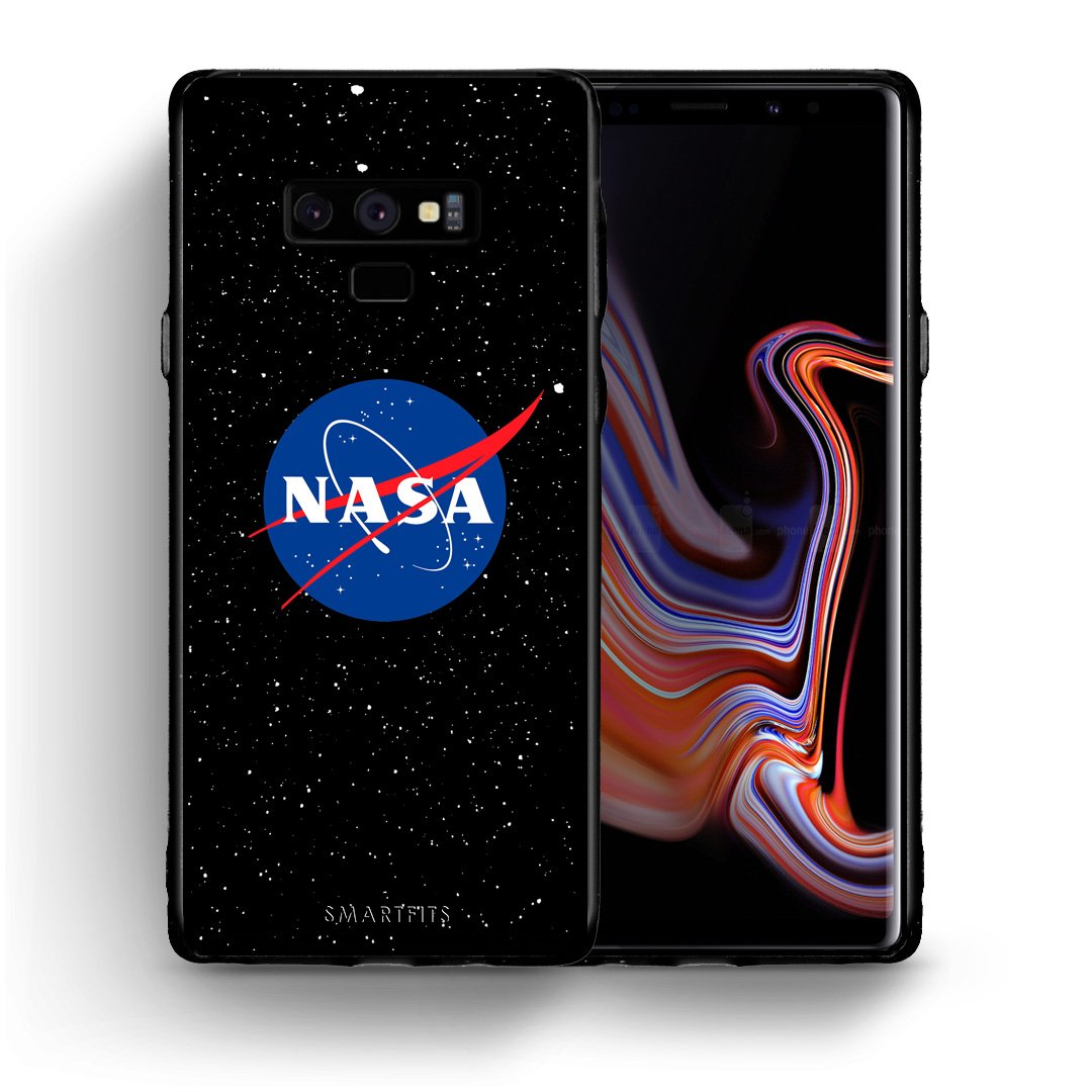 Θήκη Samsung Note 9 NASA PopArt από τη Smartfits με σχέδιο στο πίσω μέρος και μαύρο περίβλημα | Samsung Note 9 NASA PopArt case with colorful back and black bezels