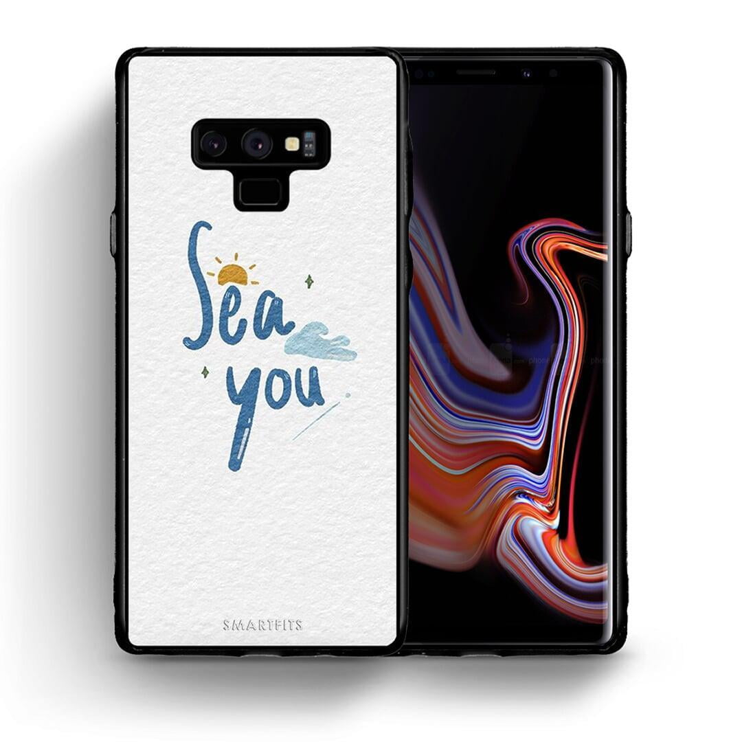 Θήκη Samsung Note 9 Sea You από τη Smartfits με σχέδιο στο πίσω μέρος και μαύρο περίβλημα | Samsung Note 9 Sea You case with colorful back and black bezels