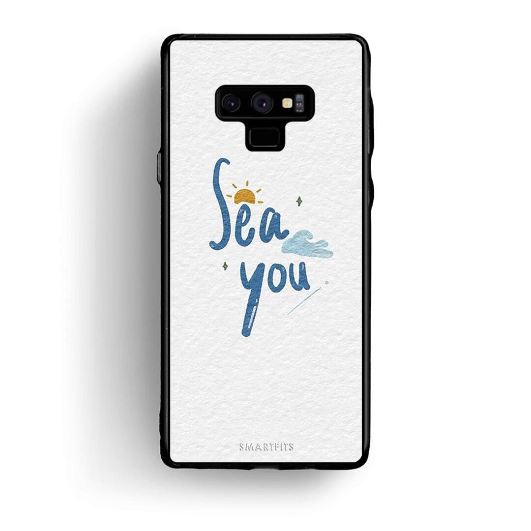 samsung note 9 Sea You Θήκη από τη Smartfits με σχέδιο στο πίσω μέρος και μαύρο περίβλημα | Smartphone case with colorful back and black bezels by Smartfits