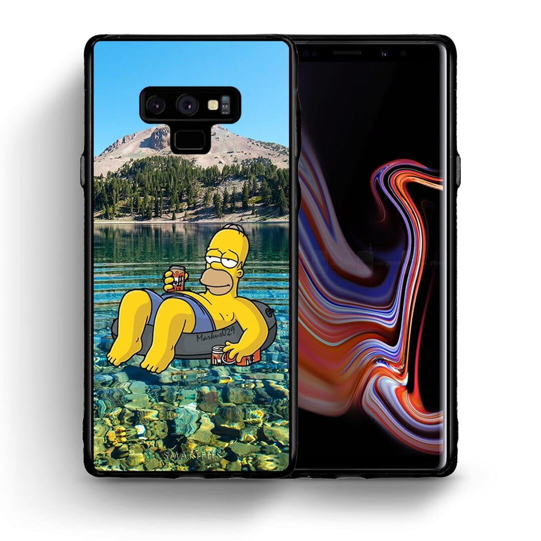 Θήκη Samsung Note 9 Summer Happiness από τη Smartfits με σχέδιο στο πίσω μέρος και μαύρο περίβλημα | Samsung Note 9 Summer Happiness case with colorful back and black bezels