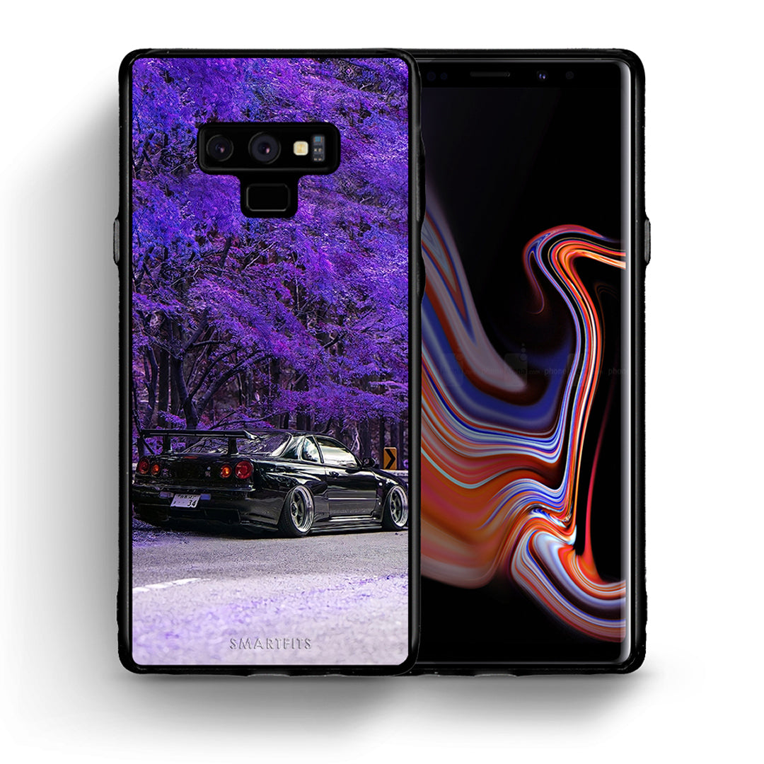 Θήκη Αγίου Βαλεντίνου Samsung Note 9 Super Car από τη Smartfits με σχέδιο στο πίσω μέρος και μαύρο περίβλημα | Samsung Note 9 Super Car case with colorful back and black bezels