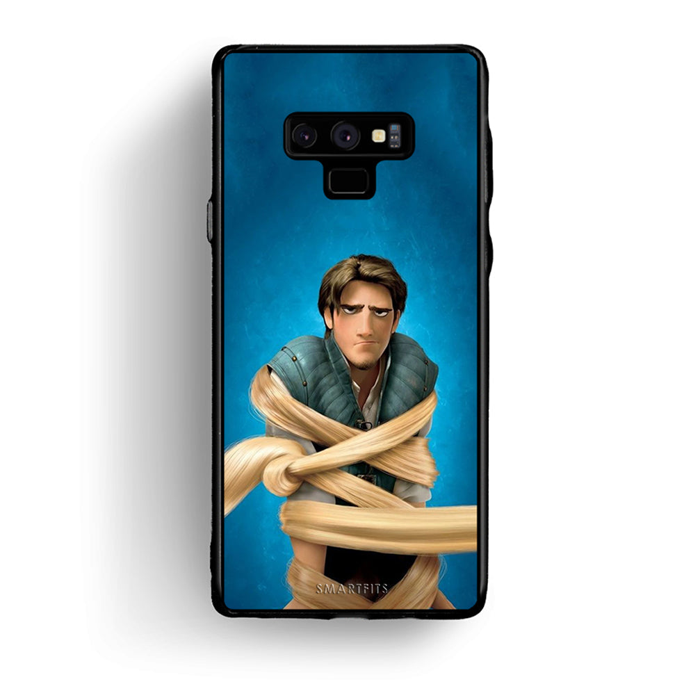 samsung note 9 Tangled 1 Θήκη Αγίου Βαλεντίνου από τη Smartfits με σχέδιο στο πίσω μέρος και μαύρο περίβλημα | Smartphone case with colorful back and black bezels by Smartfits