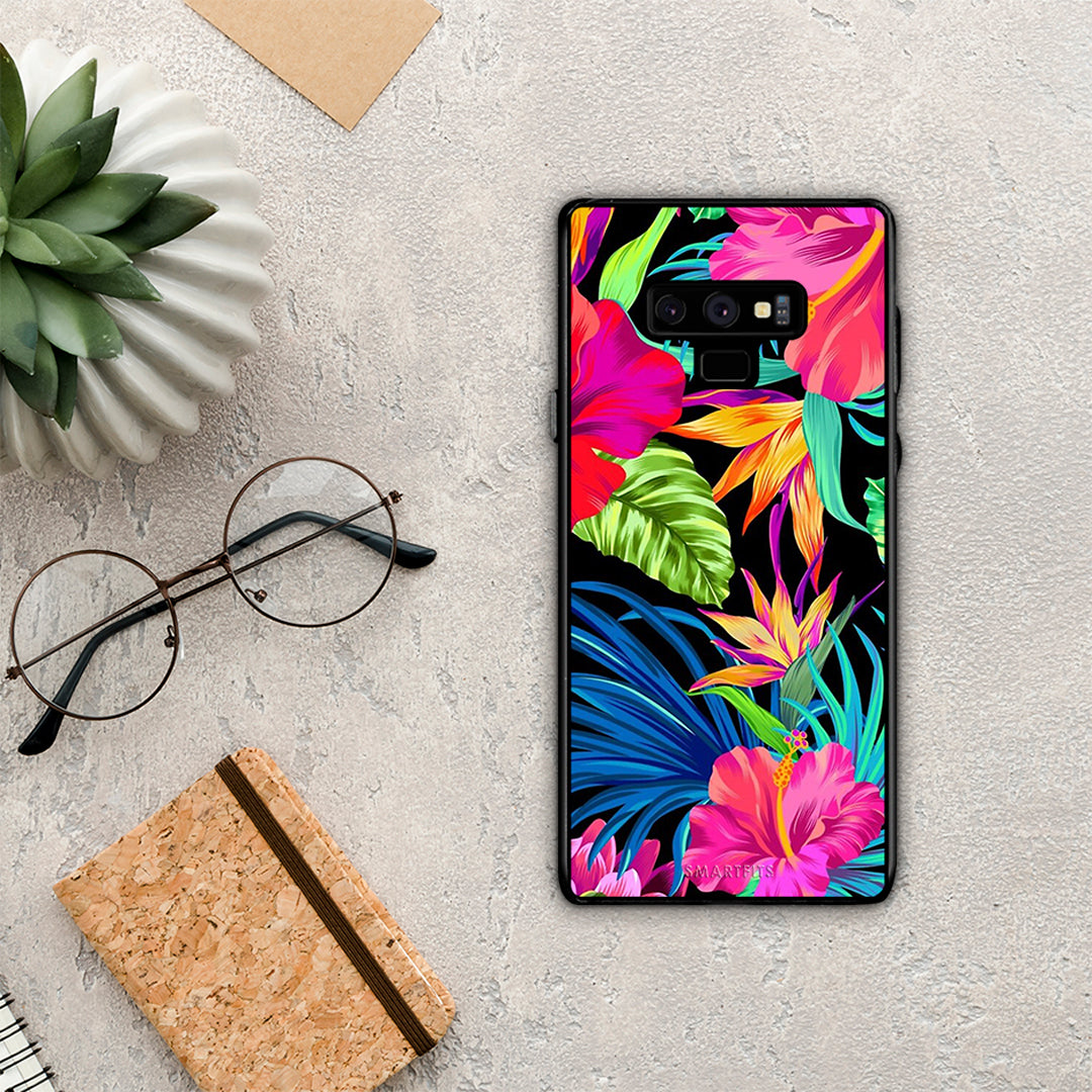 Tropical Flowers - Samsung Galaxy Note 9 case