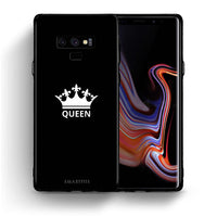 Thumbnail for Θήκη Samsung Note 9 Queen Valentine από τη Smartfits με σχέδιο στο πίσω μέρος και μαύρο περίβλημα | Samsung Note 9 Queen Valentine case with colorful back and black bezels