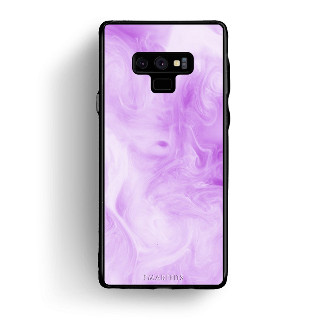 99 - samsung galaxy note 9 Watercolor Lavender case, cover, bumper