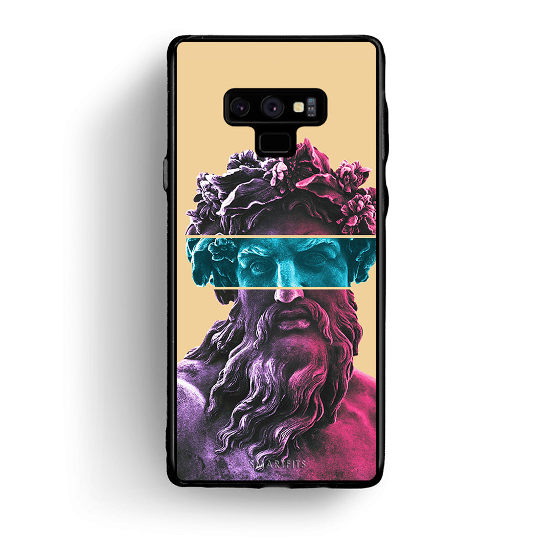 samsung note 9 Zeus Art Θήκη Αγίου Βαλεντίνου από τη Smartfits με σχέδιο στο πίσω μέρος και μαύρο περίβλημα | Smartphone case with colorful back and black bezels by Smartfits