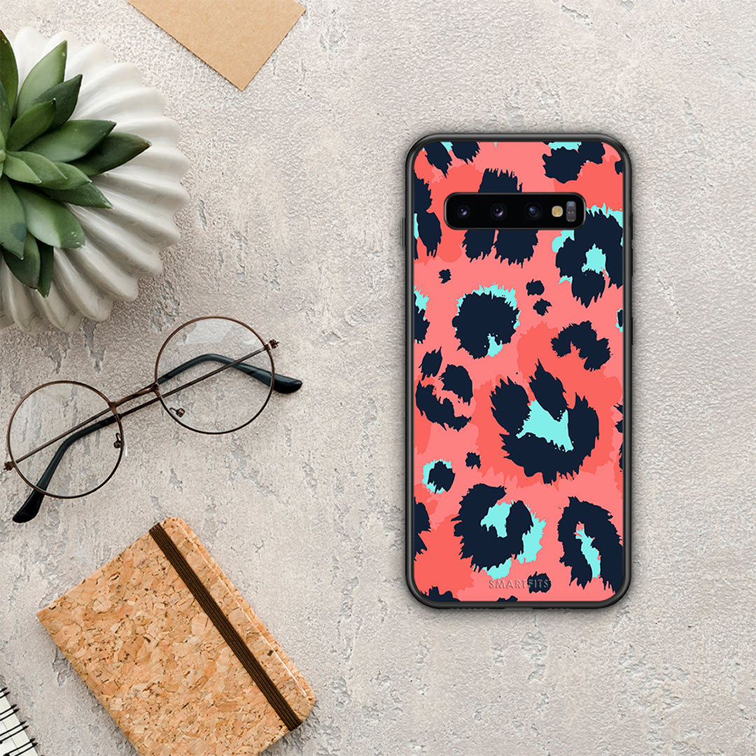 Animal Pink Leopard - Samsung Galaxy S10+ case
