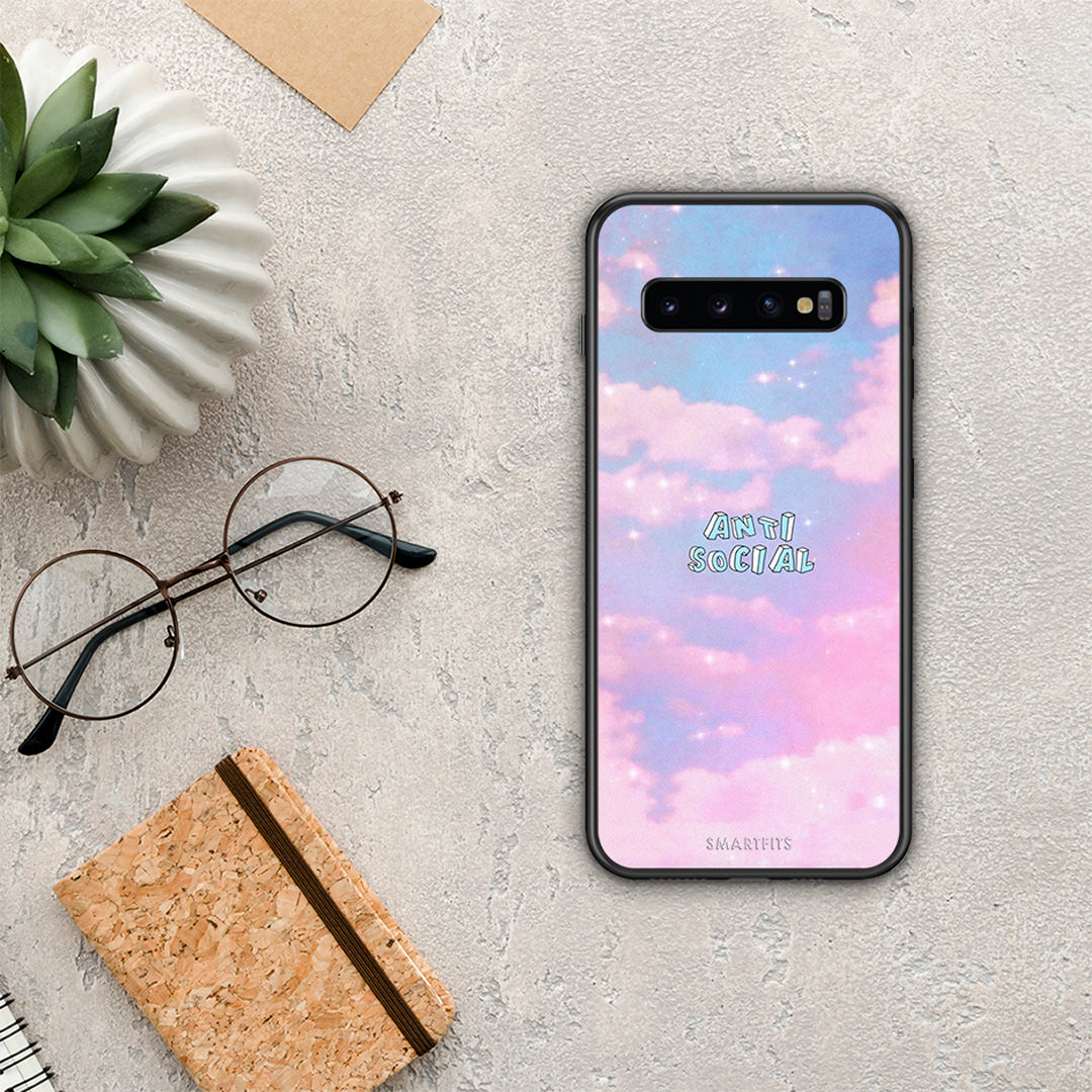 Anti Social - Samsung Galaxy S10+ case