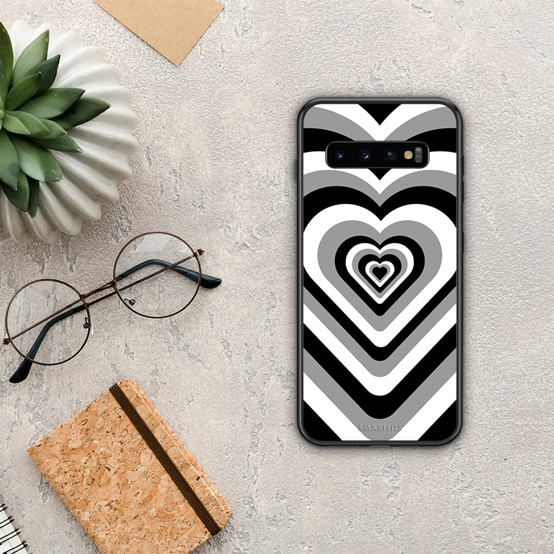 Black Hearts - Samsung Galaxy S10 case