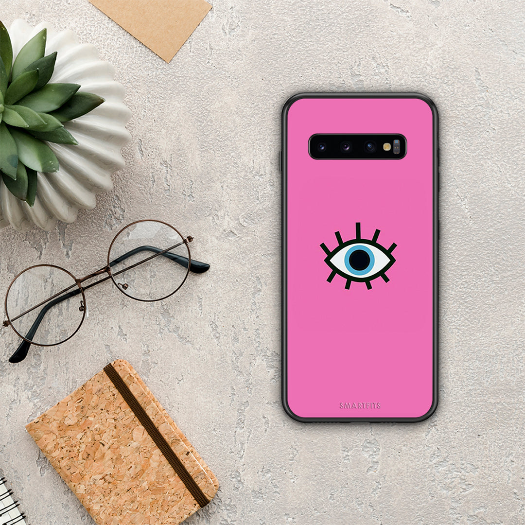 Blue Eye Pink - Samsung Galaxy S10+ case