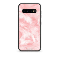 Thumbnail for 33 - samsung galaxy s10 plus Pink Feather Boho case, cover, bumper