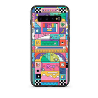 Thumbnail for samsung s10 Bubbles Soap θήκη από τη Smartfits με σχέδιο στο πίσω μέρος και μαύρο περίβλημα | Smartphone case with colorful back and black bezels by Smartfits