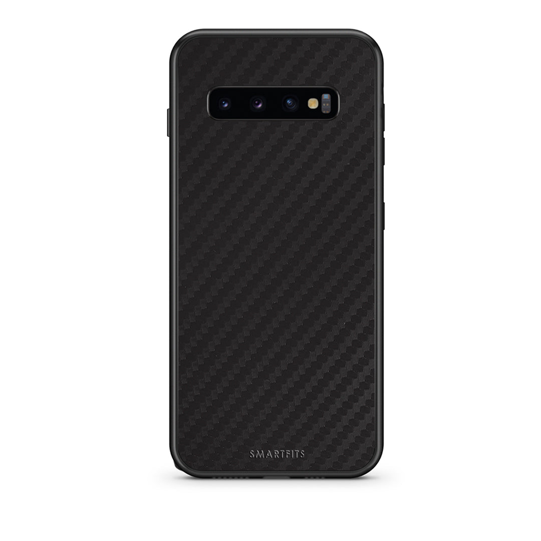 samsung s10 Carbon Black θήκη από τη Smartfits με σχέδιο στο πίσω μέρος και μαύρο περίβλημα | Smartphone case with colorful back and black bezels by Smartfits
