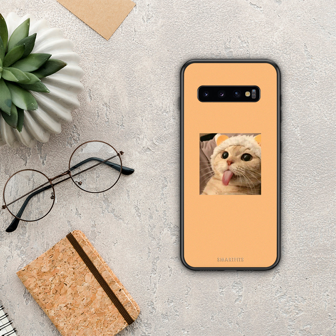 Cat Tongue - Samsung Galaxy S10 case