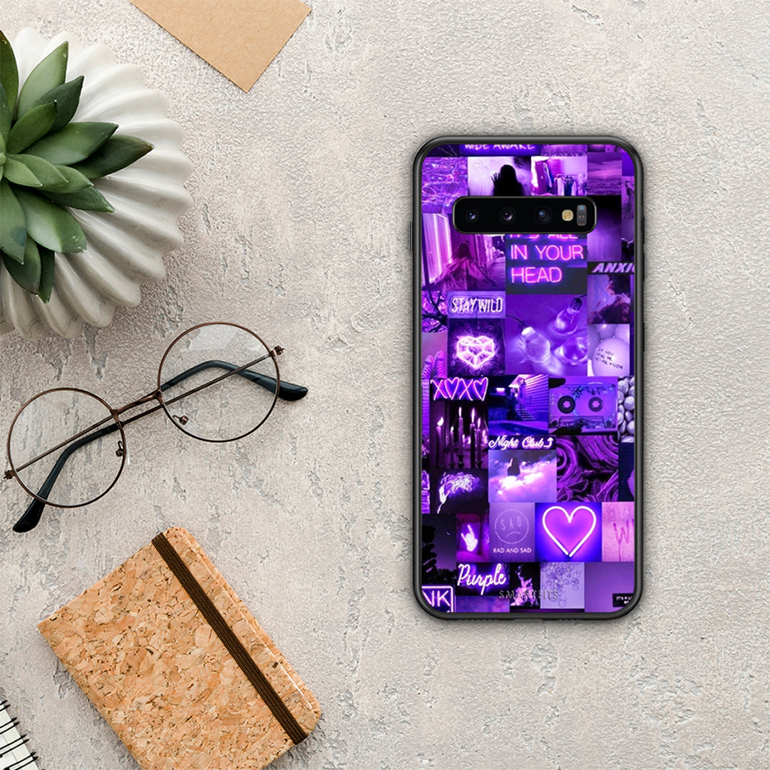 Collage Stay Wild - Samsung Galaxy S10+ case