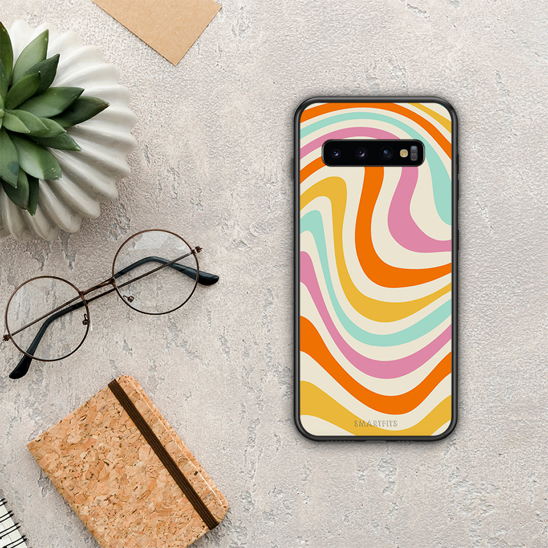Colorful Waves - Samsung Galaxy S10 case