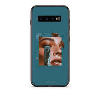 Thumbnail for samsung s10 Cry An Ocean θήκη από τη Smartfits με σχέδιο στο πίσω μέρος και μαύρο περίβλημα | Smartphone case with colorful back and black bezels by Smartfits