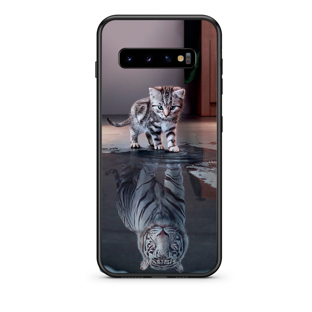 4 - samsung s10 plus Tiger Cute case, cover, bumper