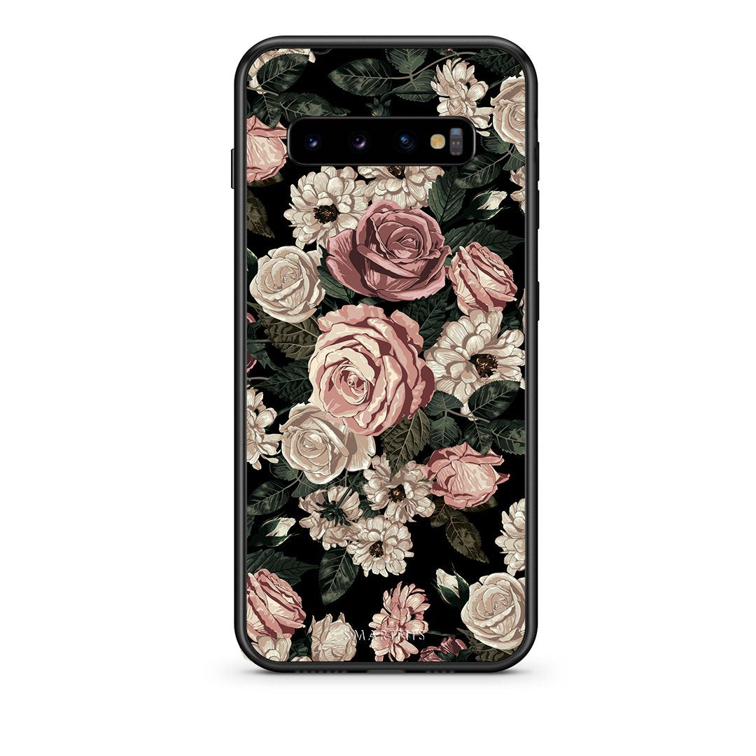 4 - samsung s10 Wild Roses Flower case, cover, bumper