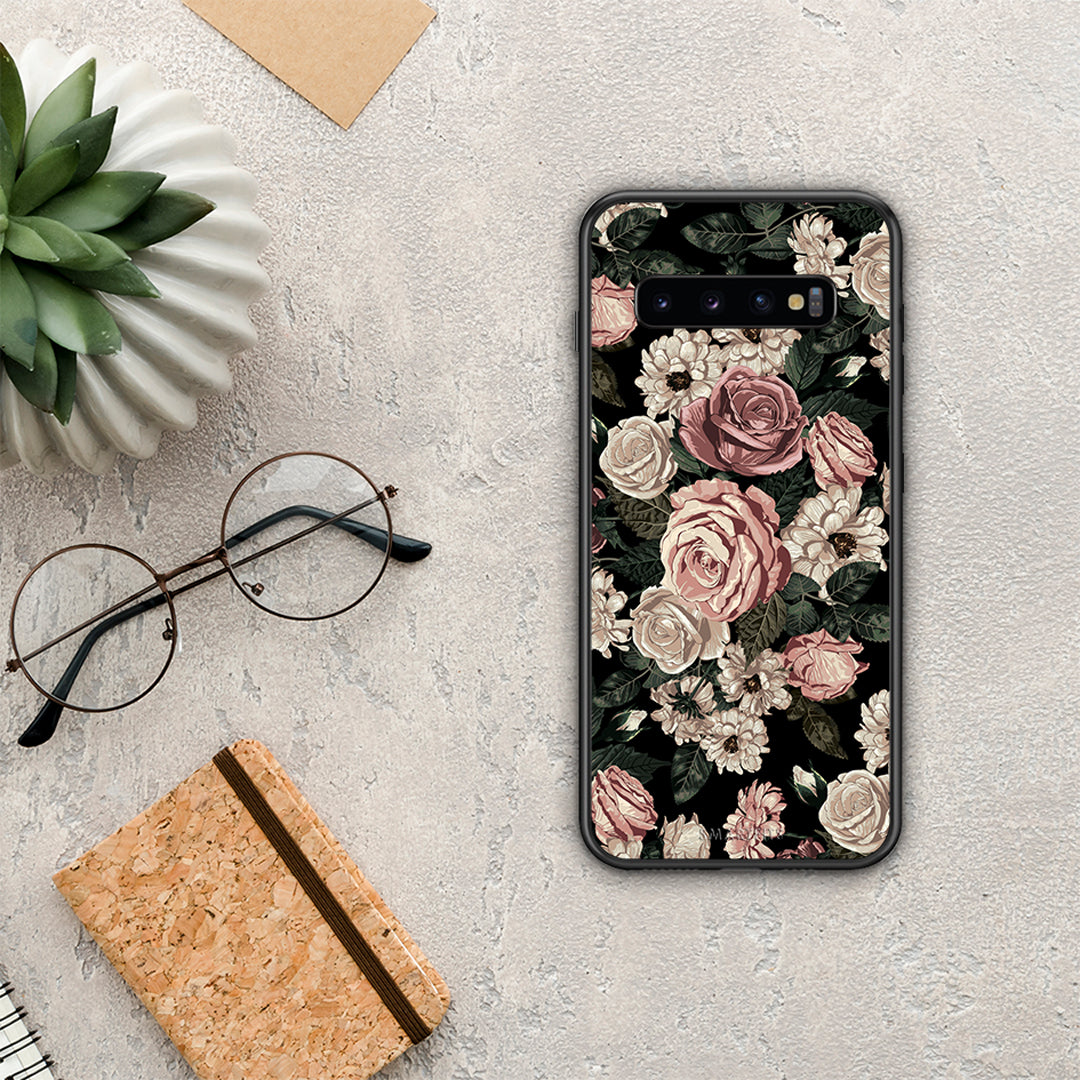 Flower Wild Roses - Samsung Galaxy S10 case