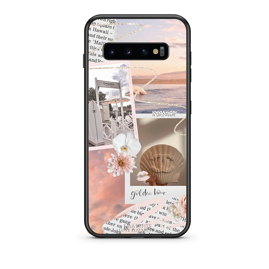 samsung s10 Golden Hour Θήκη Αγίου Βαλεντίνου από τη Smartfits με σχέδιο στο πίσω μέρος και μαύρο περίβλημα | Smartphone case with colorful back and black bezels by Smartfits