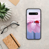 Thumbnail for Ladybug Flower - Samsung Galaxy S10 θήκη