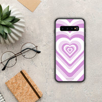 Thumbnail for Lilac Hearts - Samsung Galaxy S10 case