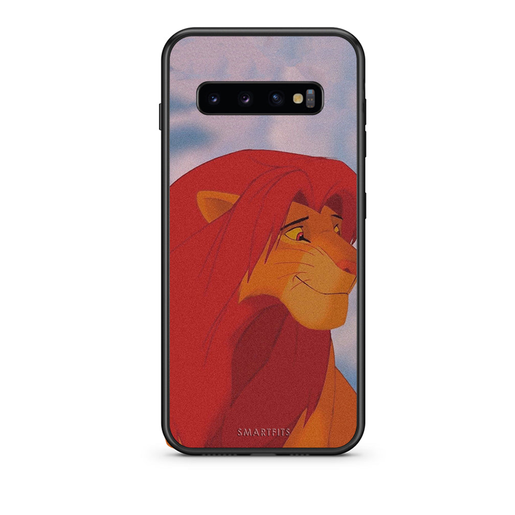 samsung s10 Lion Love 1 Θήκη Αγίου Βαλεντίνου από τη Smartfits με σχέδιο στο πίσω μέρος και μαύρο περίβλημα | Smartphone case with colorful back and black bezels by Smartfits