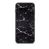 Thumbnail for 4 - samsung galaxy s10  Black Rosegold Marble case, cover, bumper