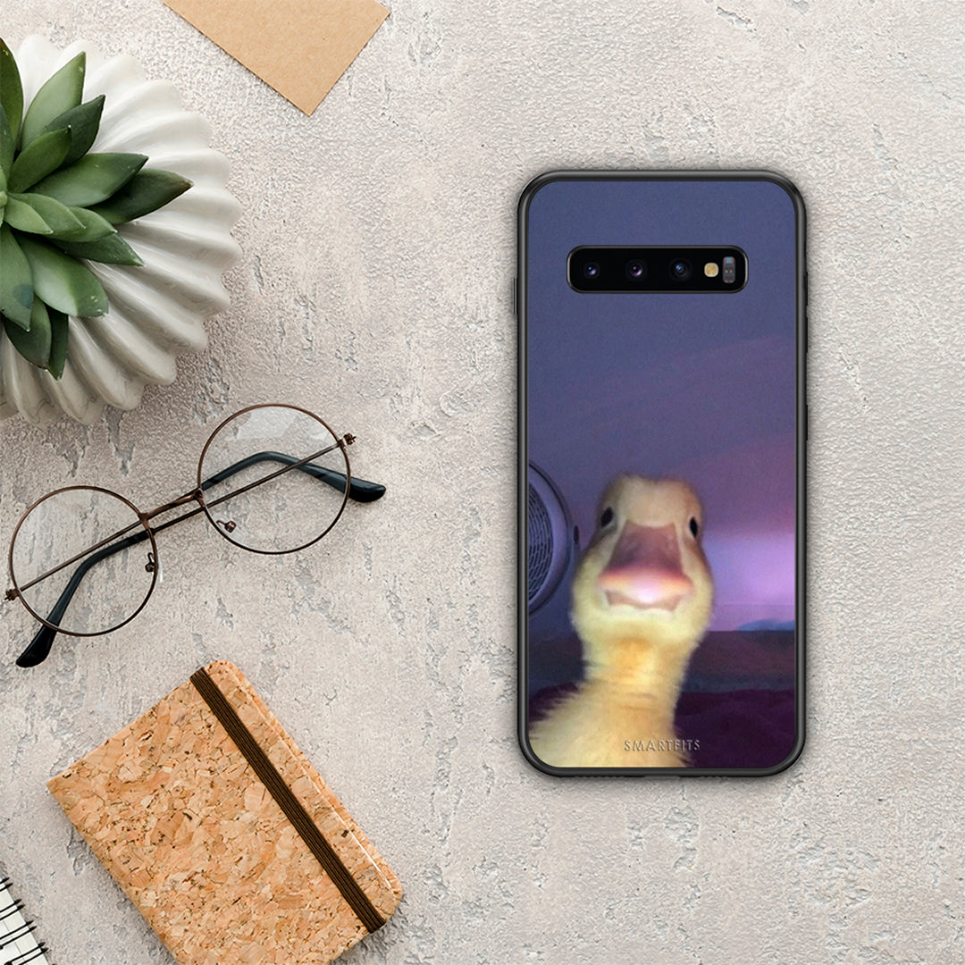 Meme Duck - Samsung Galaxy S10+ θήκη
