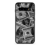Thumbnail for samsung s10 Money Dollars θήκη από τη Smartfits με σχέδιο στο πίσω μέρος και μαύρο περίβλημα | Smartphone case with colorful back and black bezels by Smartfits