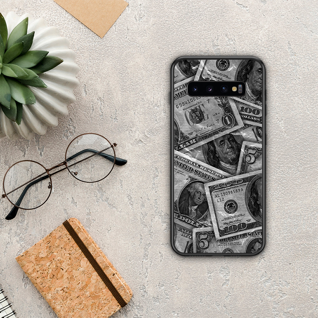 Money Dollars - Samsung Galaxy S10 case