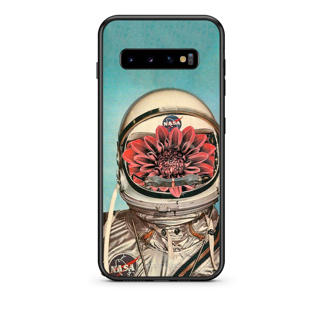 samsung s10 Nasa Bloom θήκη από τη Smartfits με σχέδιο στο πίσω μέρος και μαύρο περίβλημα | Smartphone case with colorful back and black bezels by Smartfits