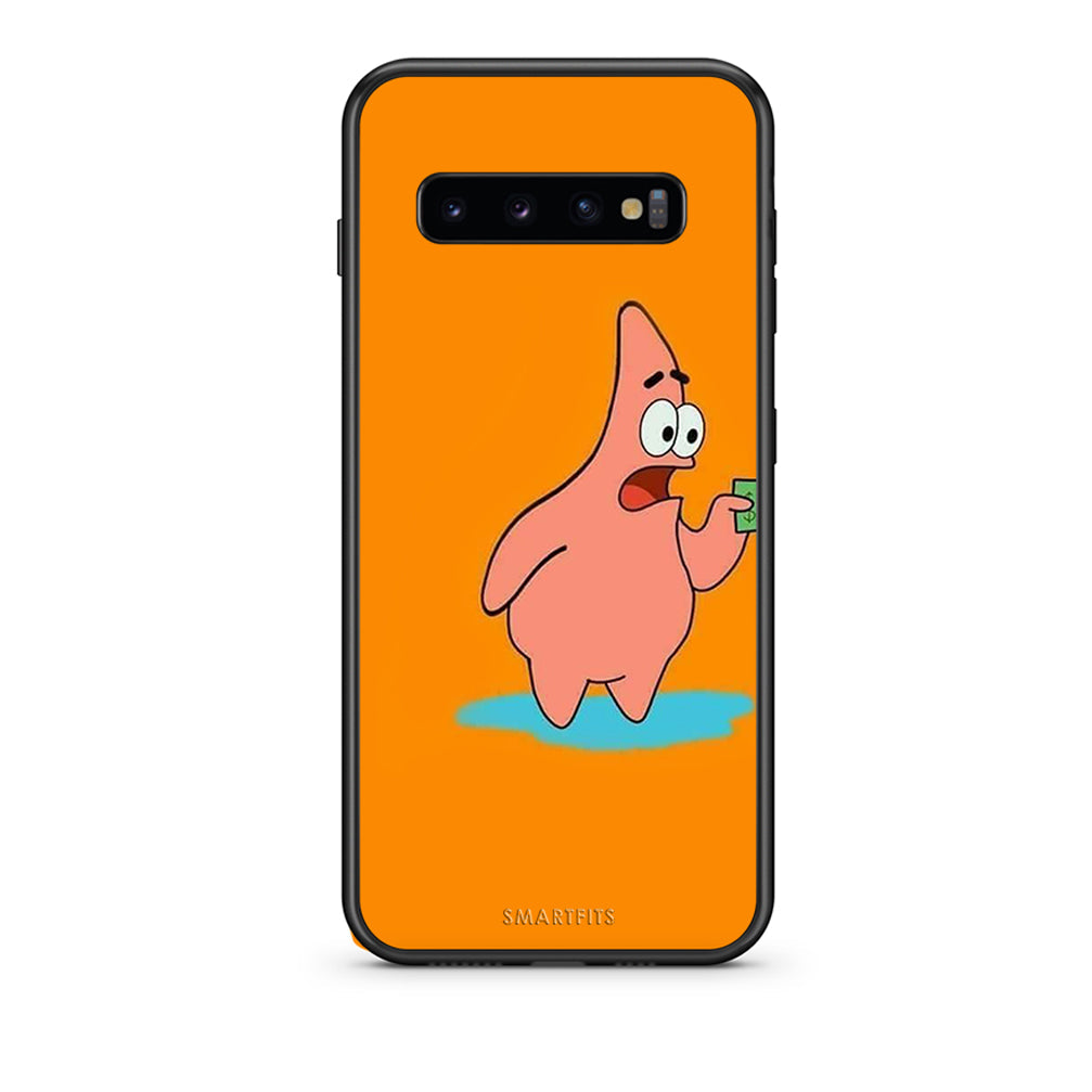 samsung s10 plus No Money 1 Θήκη Αγίου Βαλεντίνου από τη Smartfits με σχέδιο στο πίσω μέρος και μαύρο περίβλημα | Smartphone case with colorful back and black bezels by Smartfits