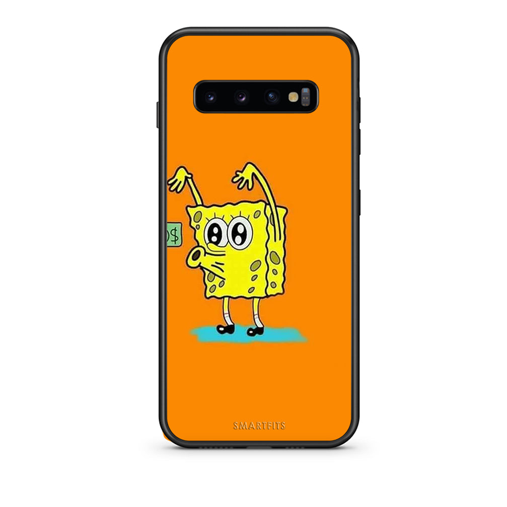 samsung s10 No Money 2 Θήκη Αγίου Βαλεντίνου από τη Smartfits με σχέδιο στο πίσω μέρος και μαύρο περίβλημα | Smartphone case with colorful back and black bezels by Smartfits