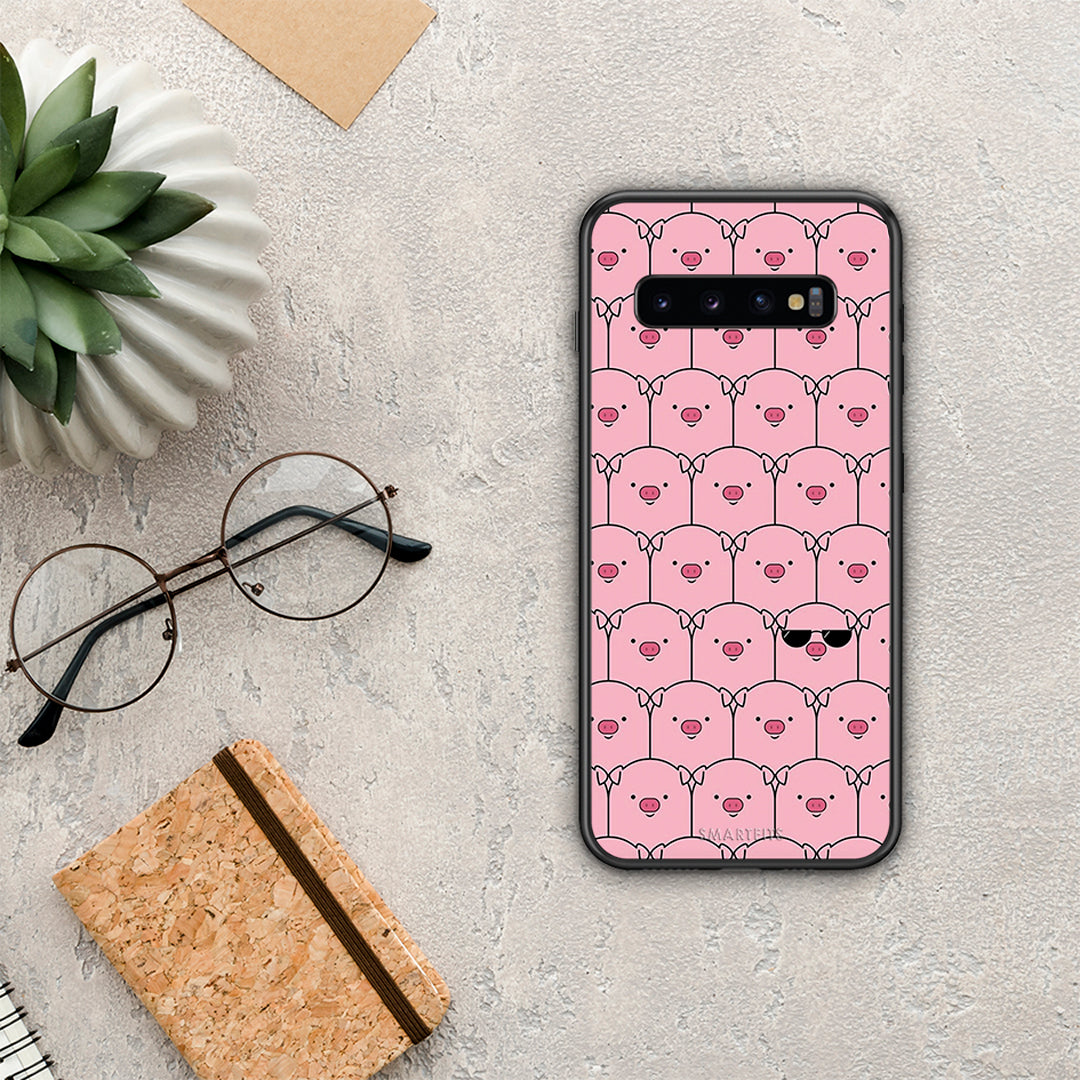 Pig Glasses - Samsung Galaxy S10+ case